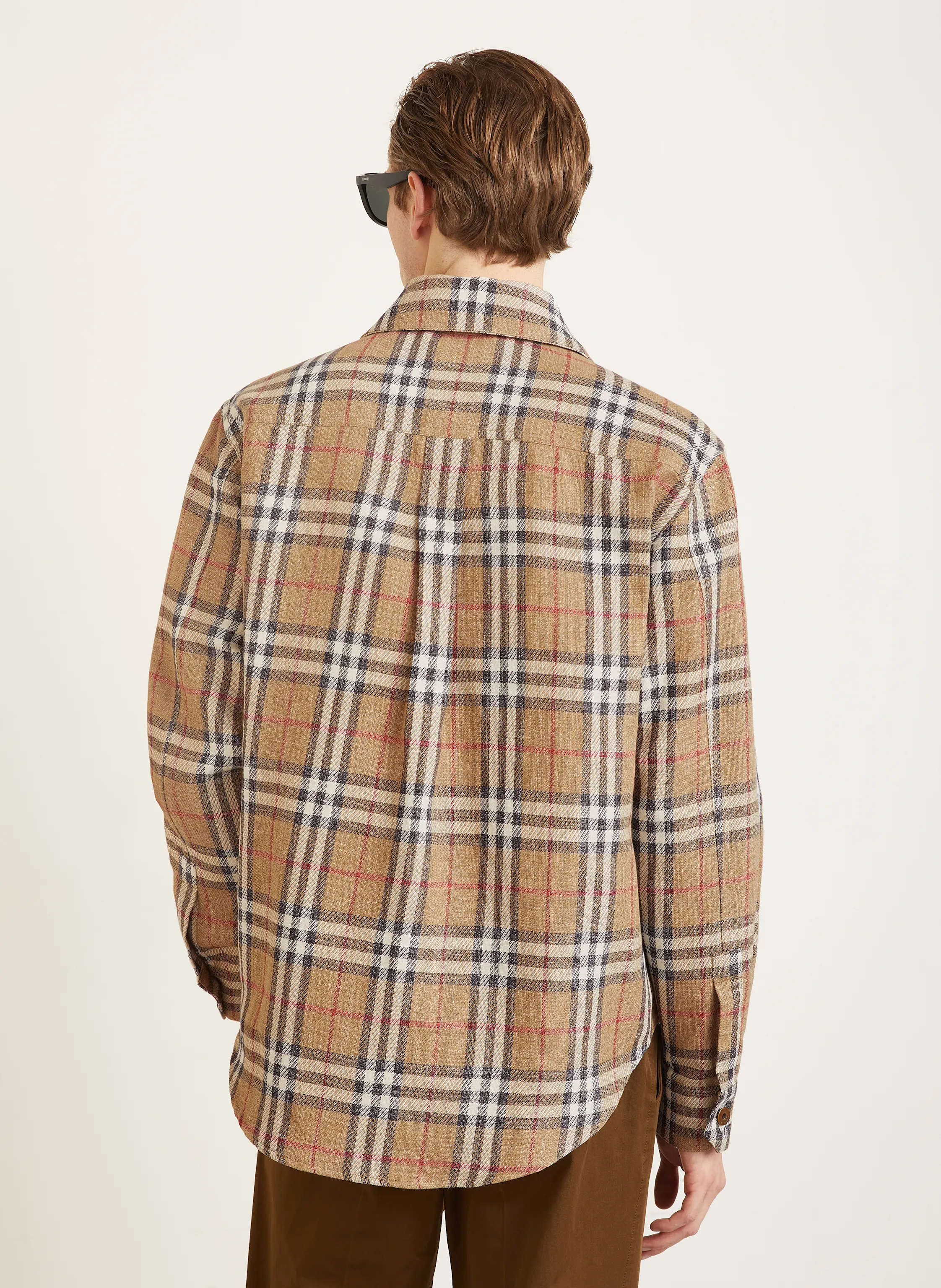 BURBERRY Overshirt mit Leinen