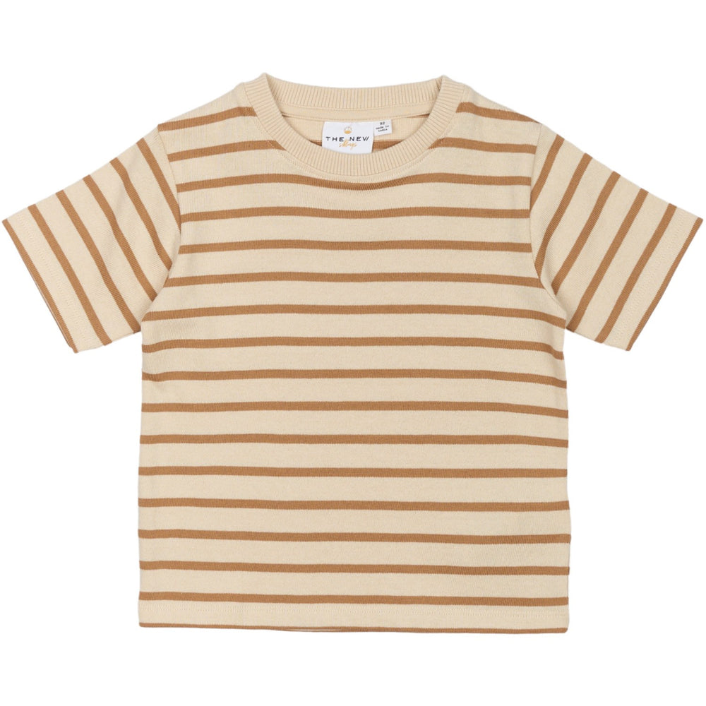 Køb THE NEW Siblings Indian Tan Striped Nat Uni Oversize T-Shirt