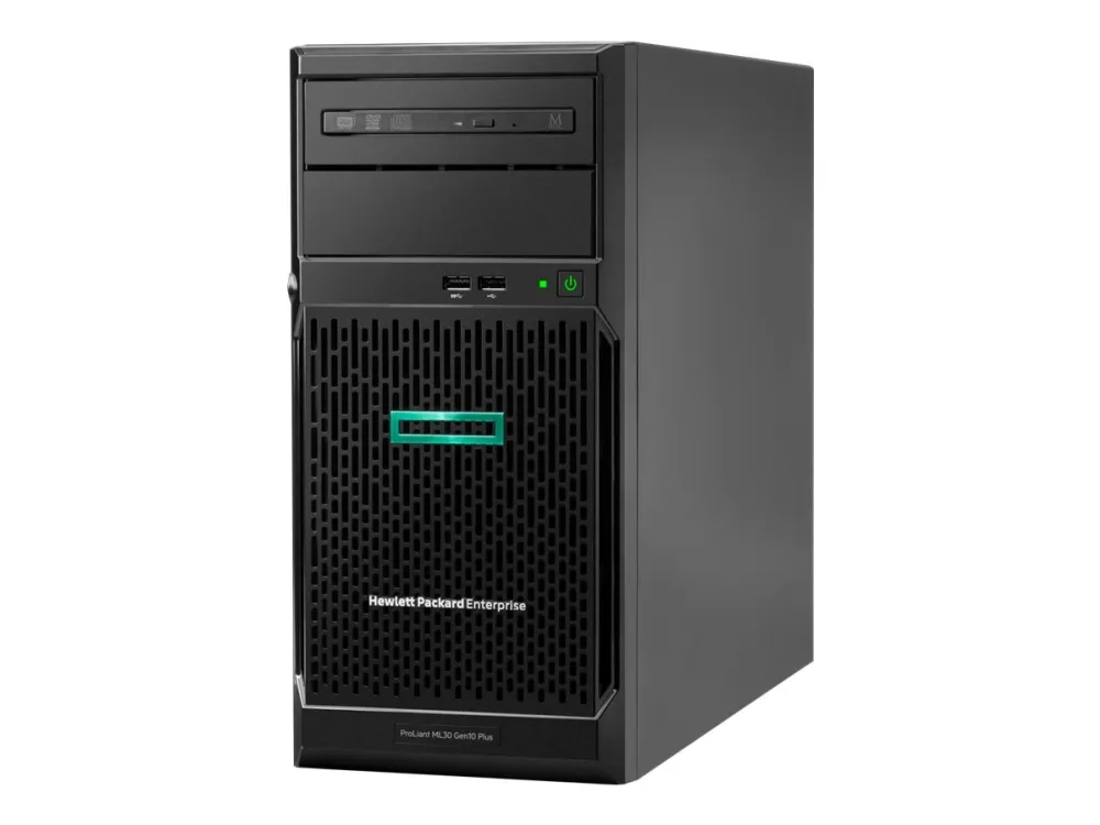 HPE ProLiant ML30 Gen10 Plus Performance - Server - tower 4U - envejs - 1 x Xeon E-2314 / op til 4.5 GHz - RAM 16 GB - SATA/SAS - hot-swap 2.5