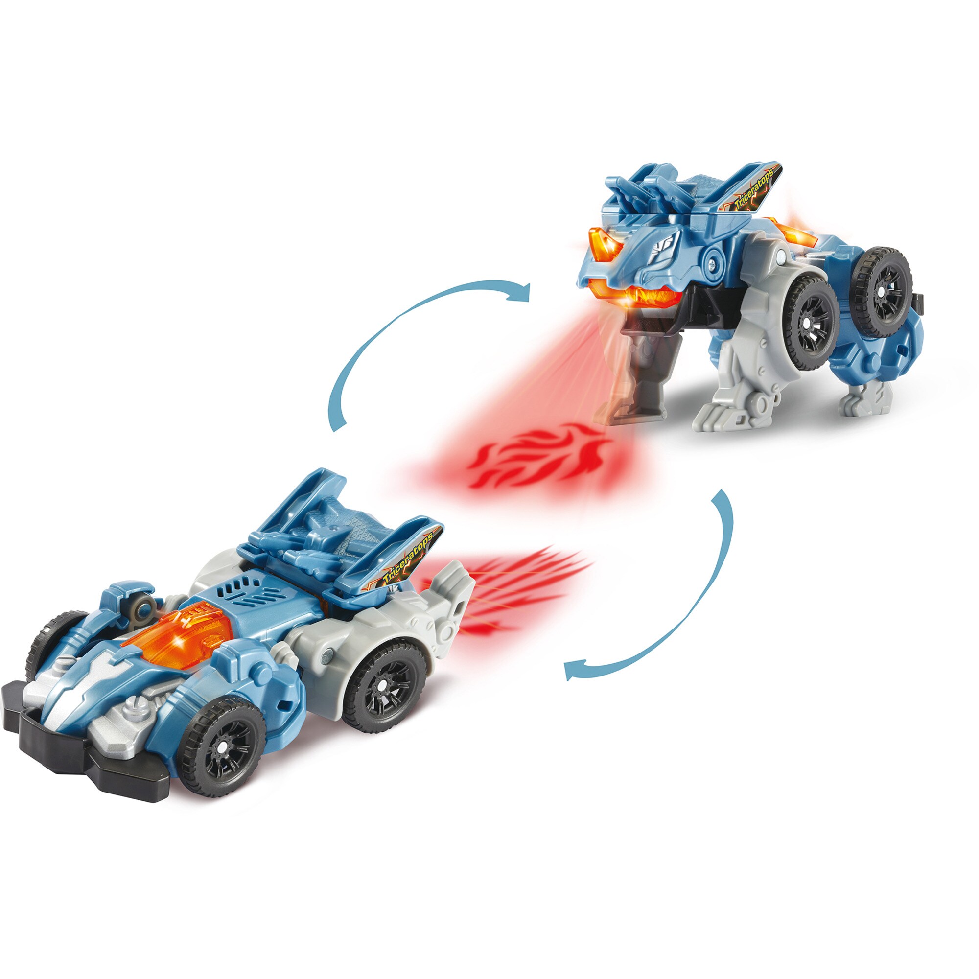 Vtech Spielfigur Switch & Go Dinos - Fire-Mini-Triceratops