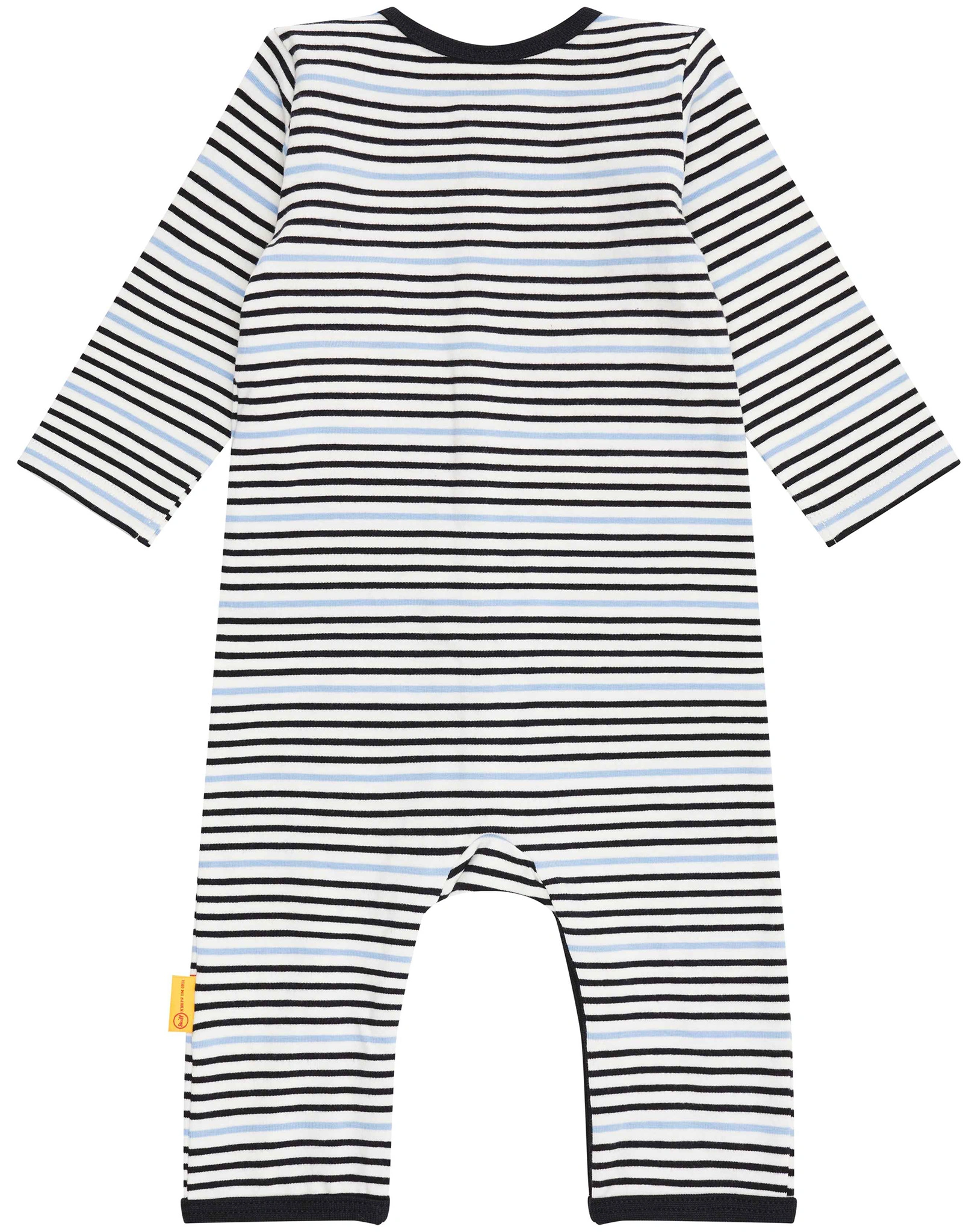 Langarmstrampler PAWERFULL WELLNESS STRIPED in navy