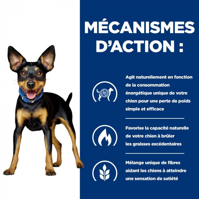HILL'S Prescription Diet Metabolic Mini au Poulet - Croquettes pour chien