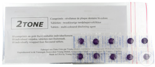 Deprophar 2Tone Révélateur Plaque Dentaire Bi-Colore 10 Comprimés