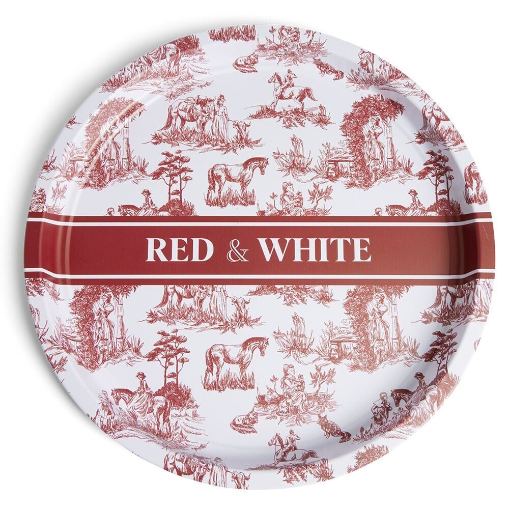 Plateau rond acier Ø35cm - 2 modèles