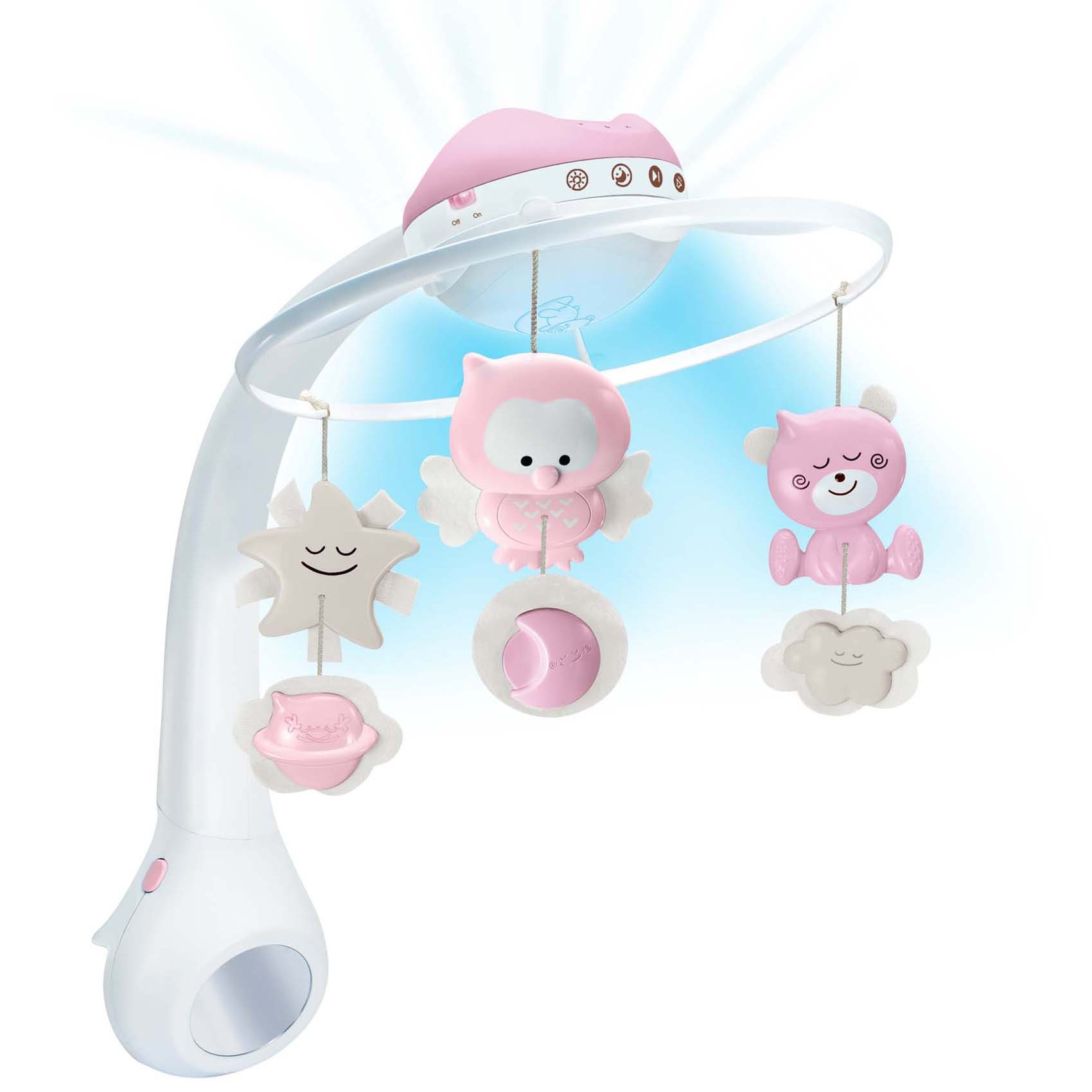 Infantino Musical Mobile projector roze - projectors - Prénatal
