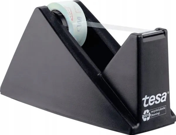 TESA Eco & Crystal, 1,9 cm, 33 m, Polystyren (PS), Sort, 1 stk