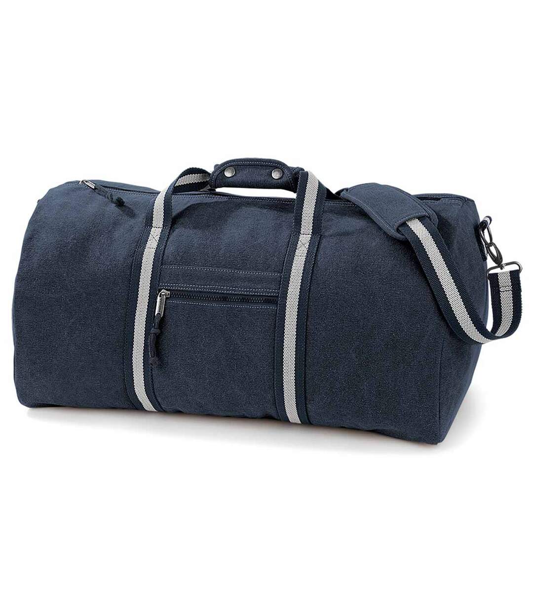 Sac de voyage toile look usé style vintage - BLEU - QD613