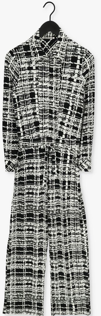 VANILIA zwarte vanilia jumpsuit duo check jumpsuit