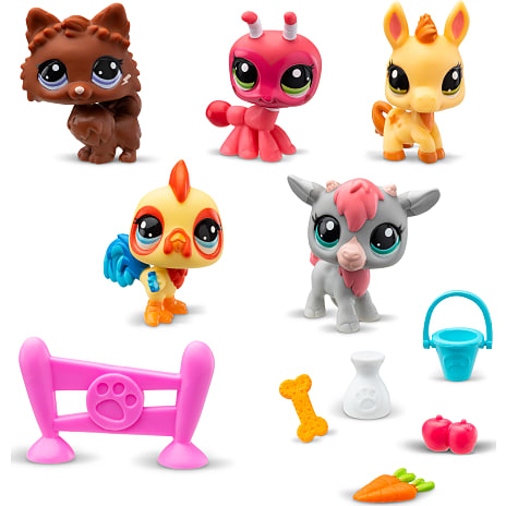Littlest pet shop bondegårdsvenner 5-pak