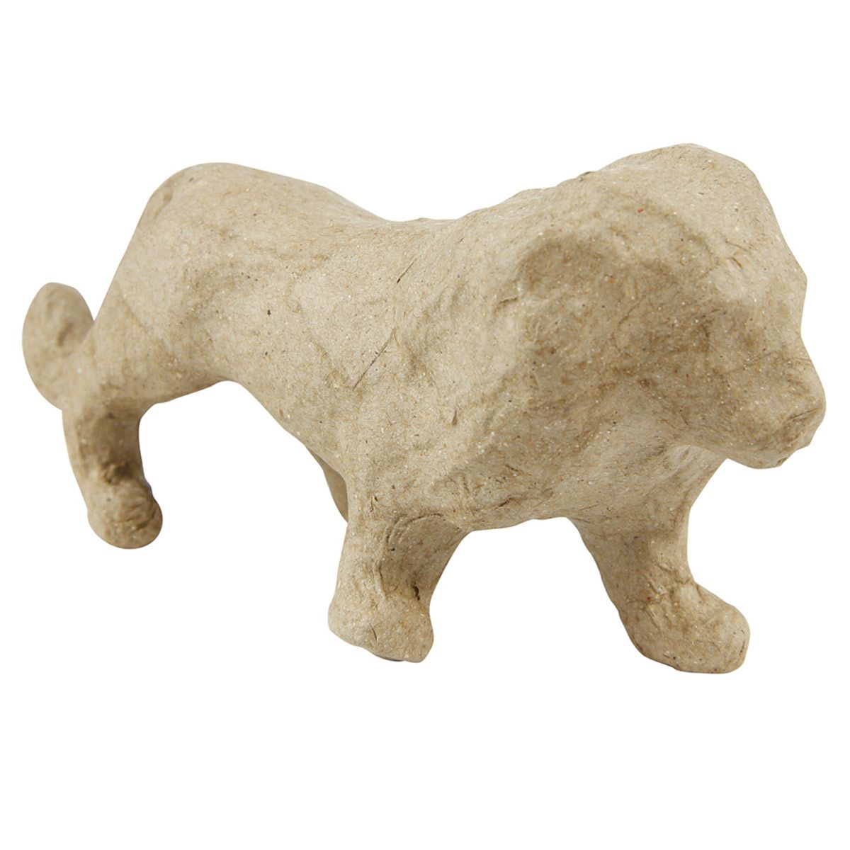 Lion en papier mâché