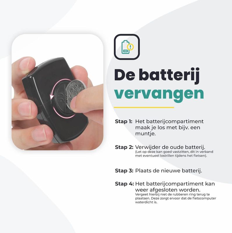 Voltano Draadloze Fietscomputer 2.1 Inch – Zwart – 21 Functies – Waterdicht