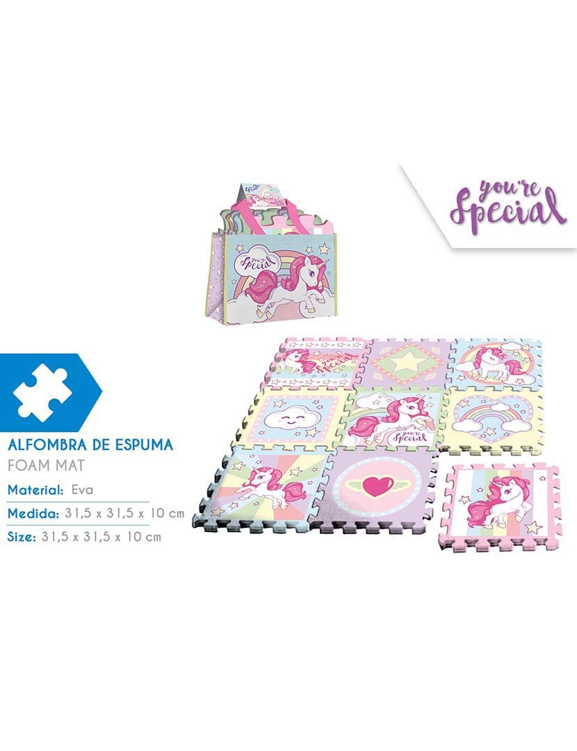 EVA Puzzle Cushion 9pcs w/ Bag You`re