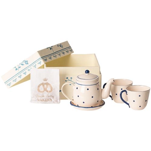 Maileg poppenhuis theeservies met koekjes - 5 cm