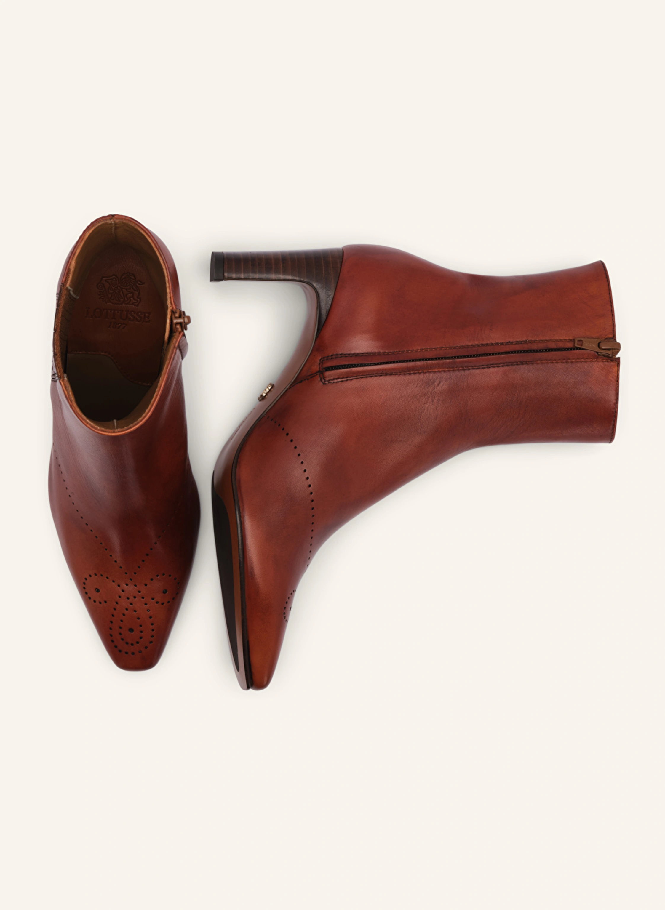 LOTTUSSE Stiefelette mit Reißverschluss SMITHSON