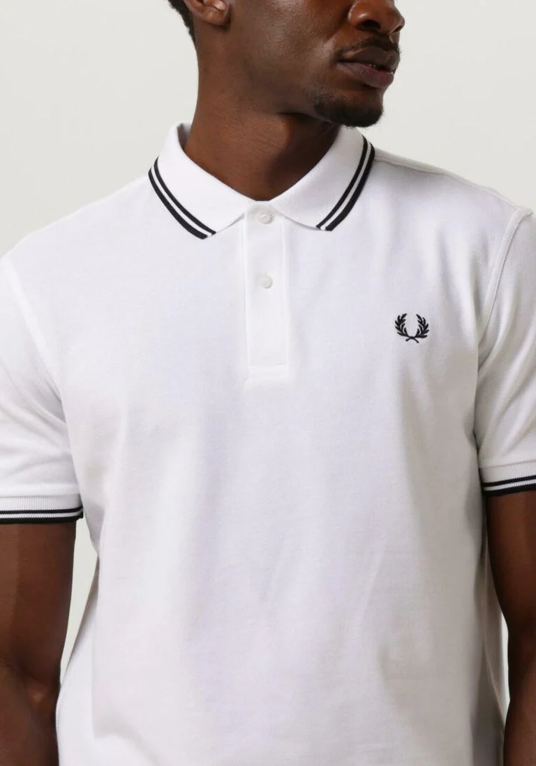 FRED PERRY witte fred perry polo the twin tipped fred perry shirt