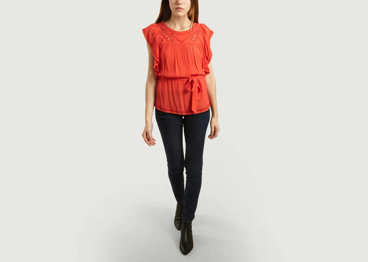 Blouse ceinturée Lany Suncoo
