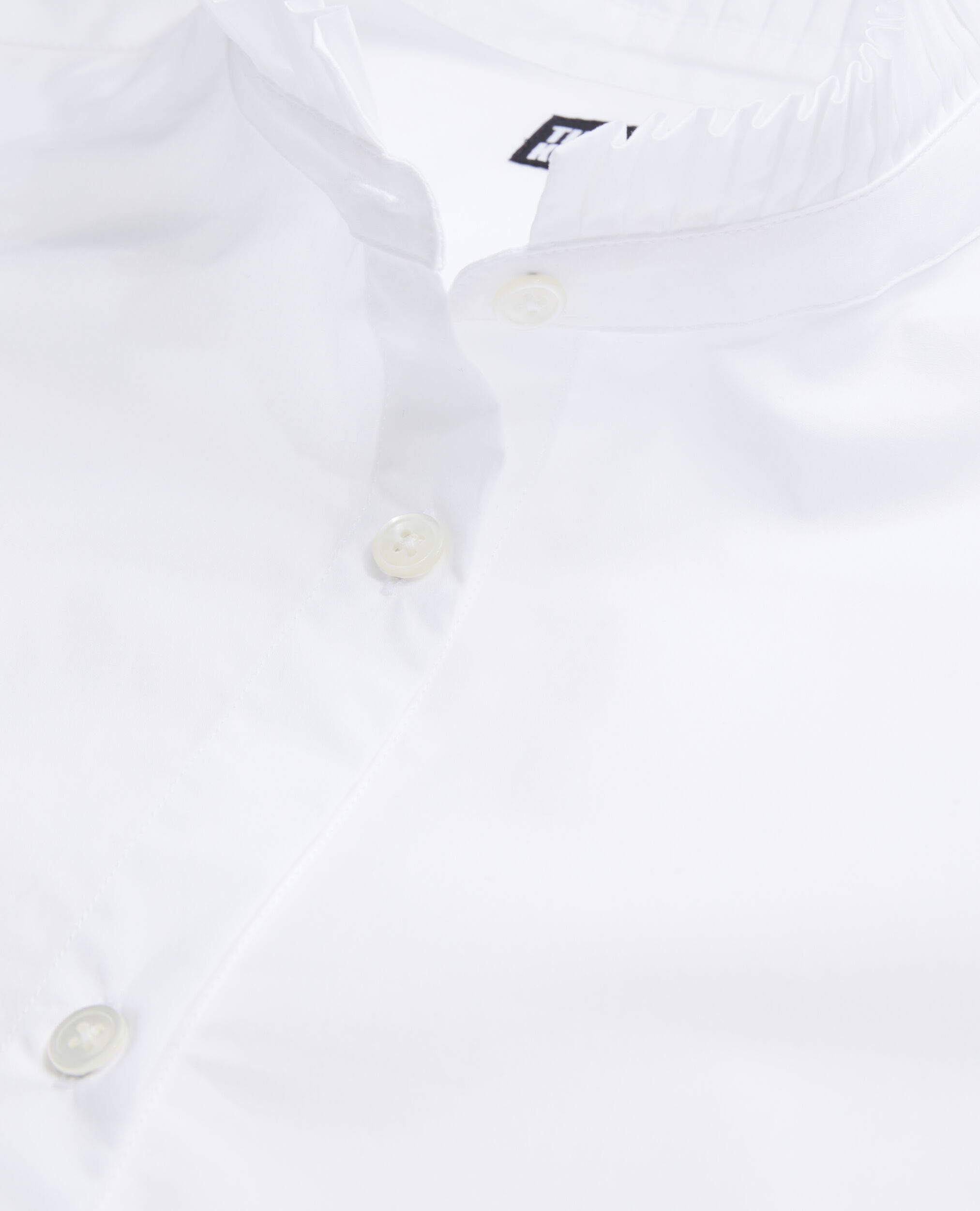 Chemise blanche en popeline