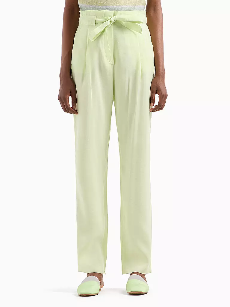 EMPORIO ARMANI Hose Wide Leg grün