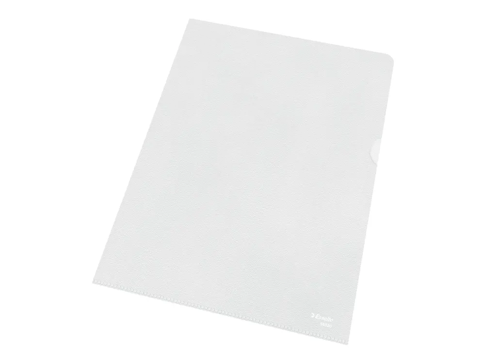 Plastomslag Esselte A4 klar 115my - (10 stk.)
