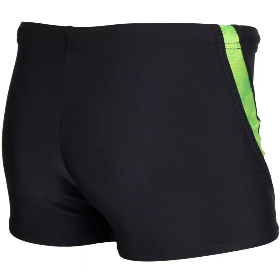 Aquarti Jungen Schwimmhose Kontrastfarbige Einsätze hellgrün