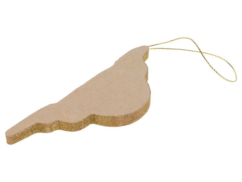 COCON Aufhänger Weihnachtsdeko 6er-Set, Hellbraun Hängende Dekoration