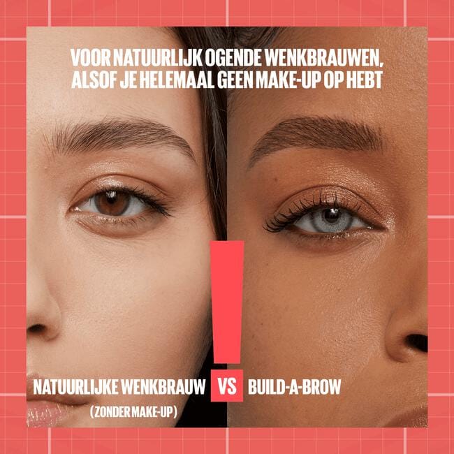 Maybelline New York BUILD A BROW Wenkbrauwpen/fixeergel 260 Deep Brown