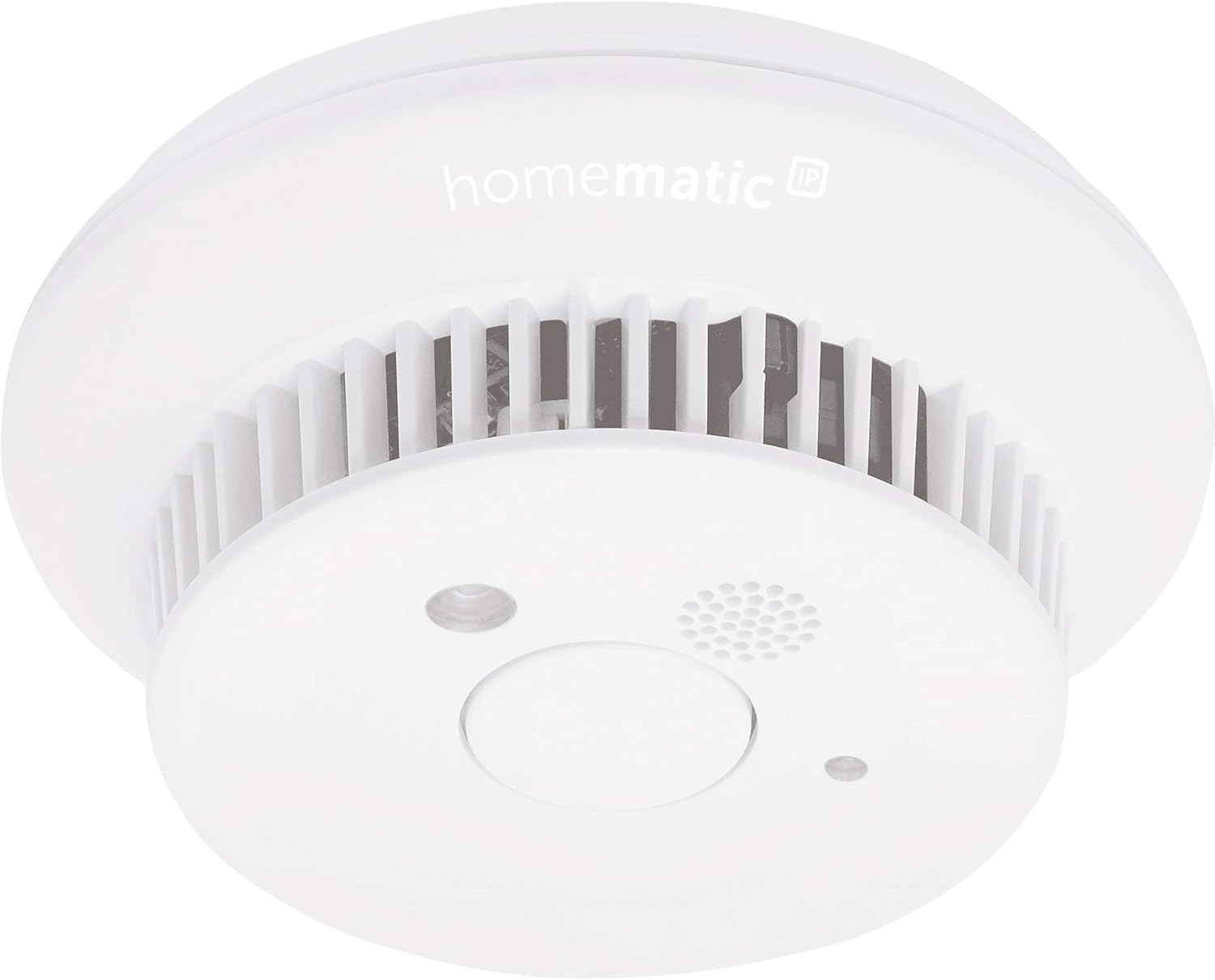 Homematic IP Smart Home 5er-Set Rauchwarnmelder mit Q-Label, Rauchmelder alarmiert lokal über die Sirene und per Push-Benachrichtigung in der Smartphone-App, integrierte LED-Notbeleuchtung
