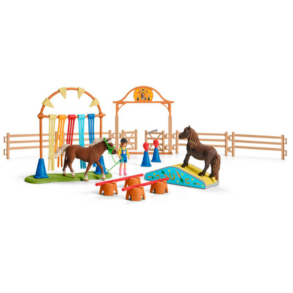 Køb schleich® Farm World Pony Agility Training | Luksusbaby