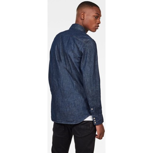 G-Star Raw - D12697 D013 - 3301 SHIRT-082 RINSED Azul