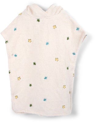 FILIBABBA Turtle Badeponcho, Hvit