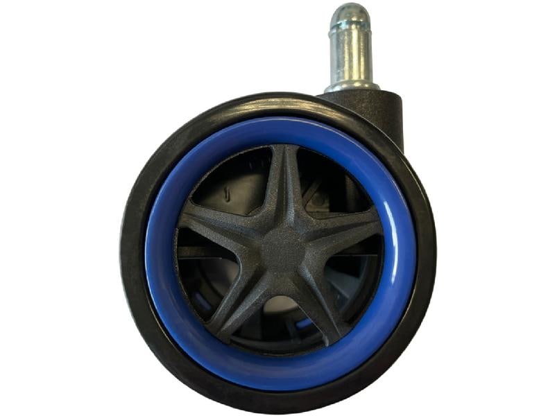LC-Power Rollen LC-CASTERS-DRIFT 5er Set Blau Gaming-Rollenset
