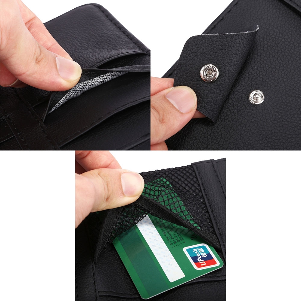 Universal Auto Sonnenblende Tasche Organizer Halterung mit 6 Fächern - Schwarz