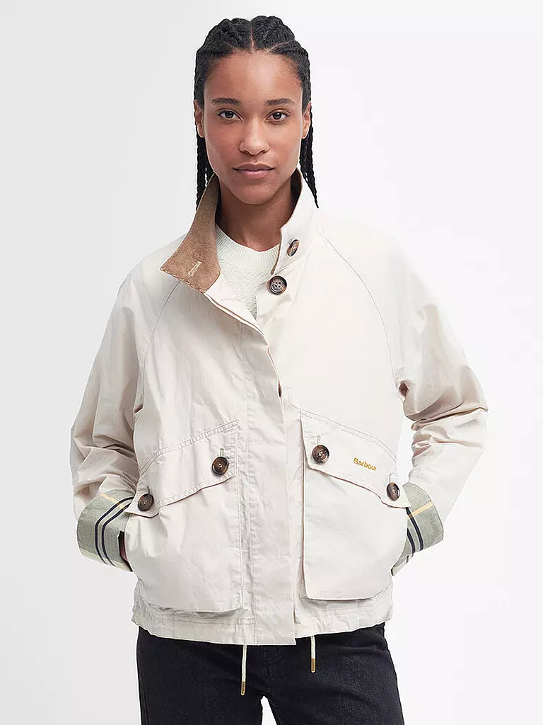 BARBOUR Jacke CROWDON SHOWERPROOF creme