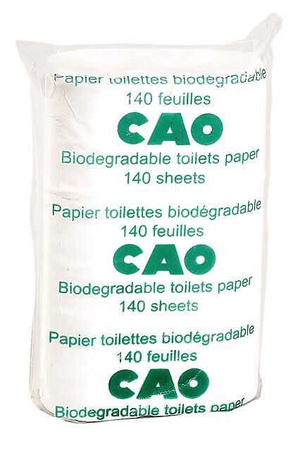 CAO - PAPIER TOILETTE BIODEGRADABLE X 2