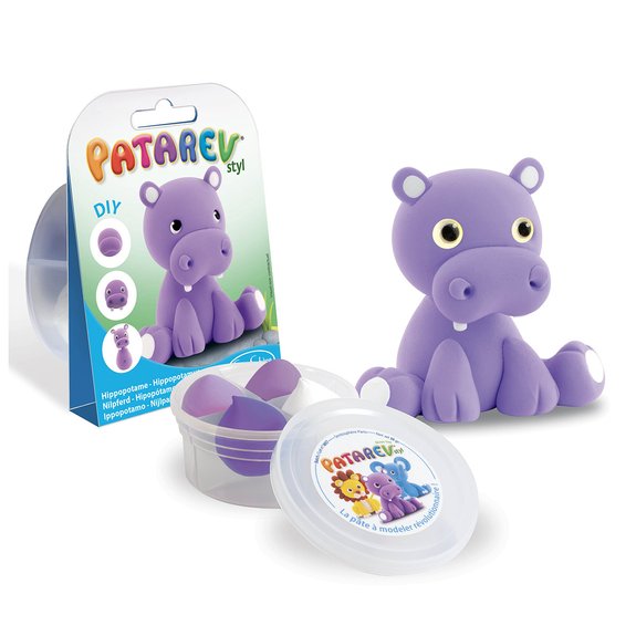 Pâte à modeler Patarev Pocket - Hippopotame