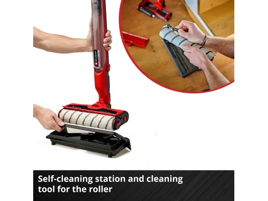 Einhell CLEANEXXO, Laminat, Fliser, Træ, Våd, 400 ml, Rød, Kasse, 2,5 kg - SOLO