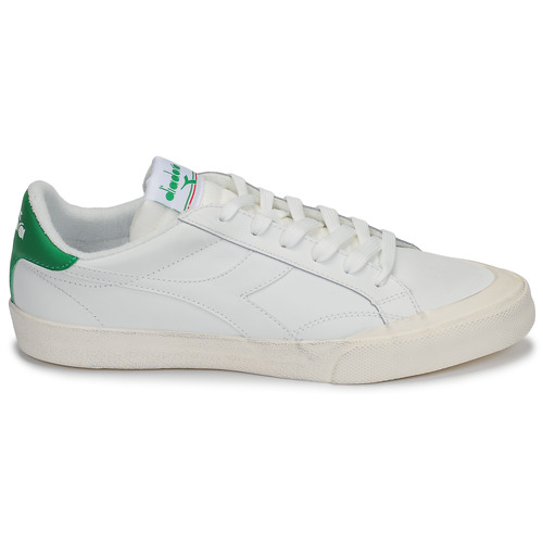 Diadora - MELODY LEATHER DIRTY - Blanc / vert