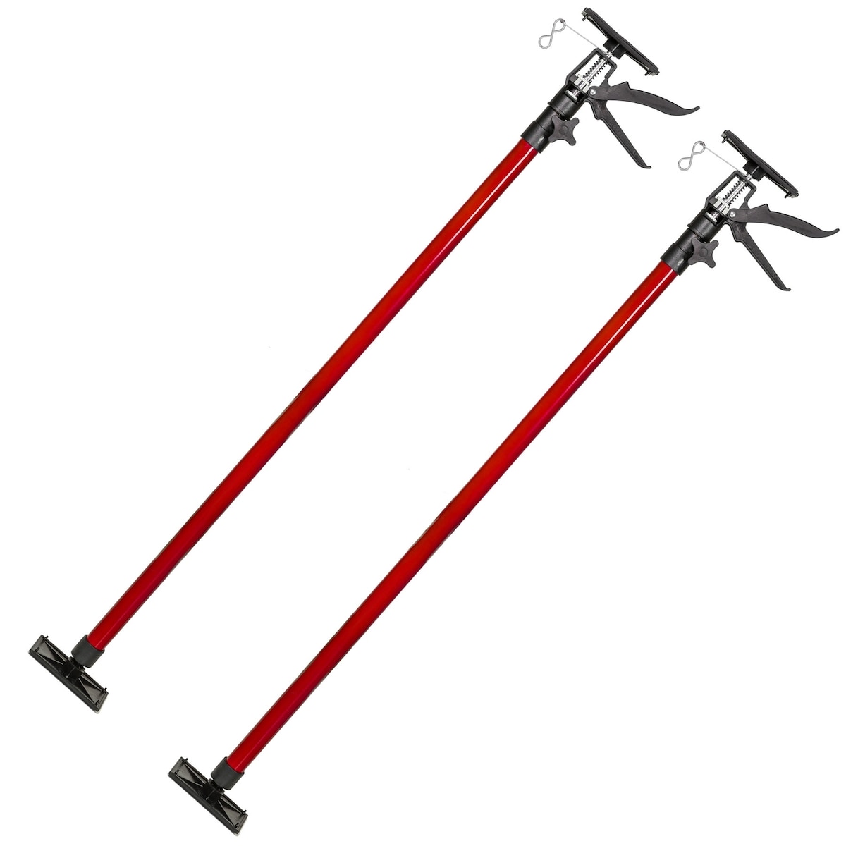 2 Teleskopstøtte 115 - 290 cm - rød