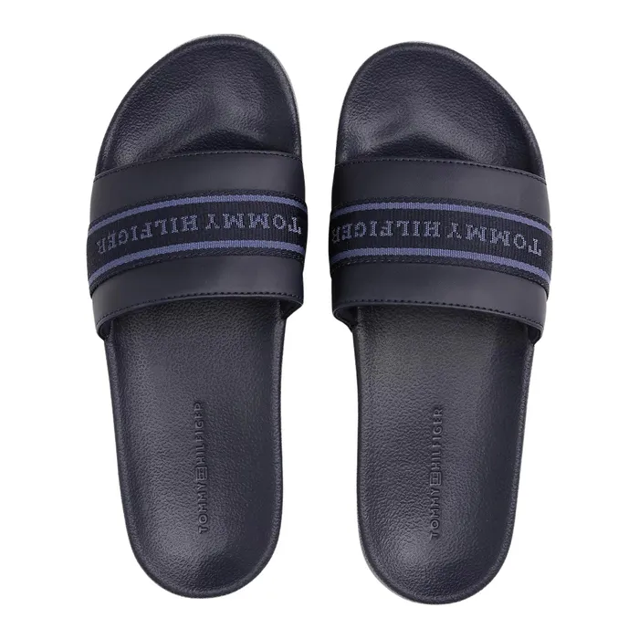 Tommy Hilfiger Poolside Webbing Badslippers Dames