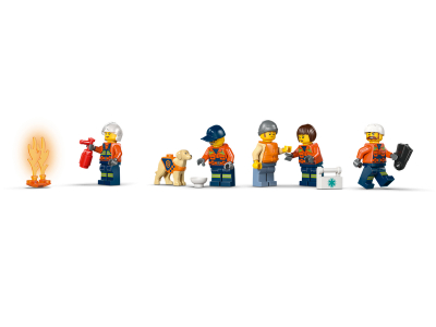 LEGO Kustwacht reddingsboot met helikopter (60504)