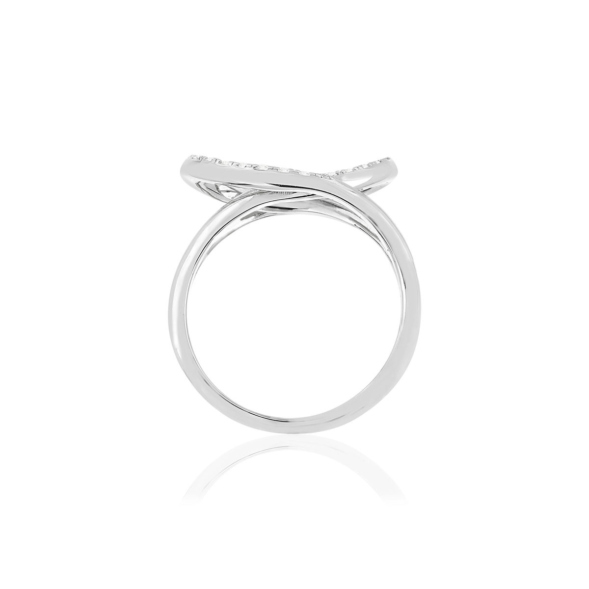 Bague argent zirconias