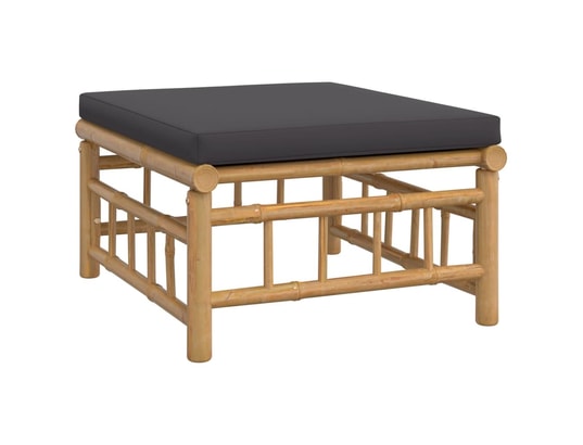 LES TENDANCES - Salon extérieur Salon de jardin-gris-7 places-55x65x30-490496