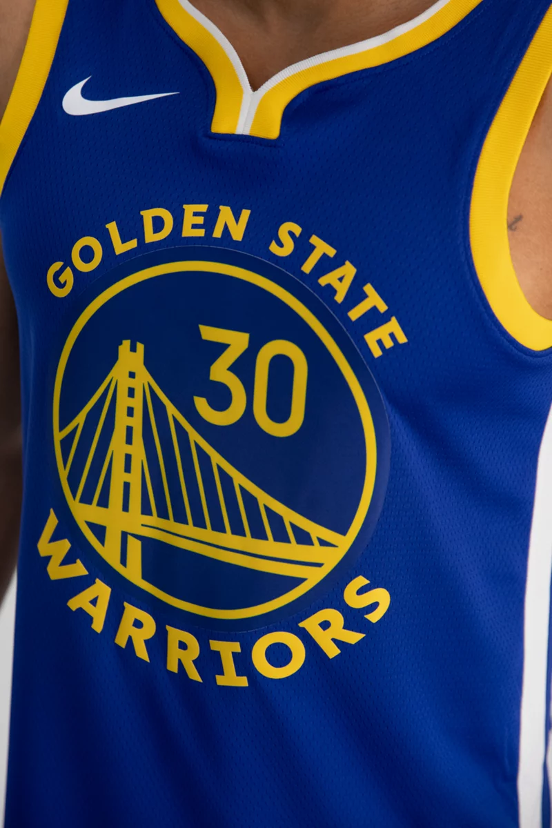 Nike Golden State Warriors Icon Edition Stephen Curry Herren Basketballtrikot