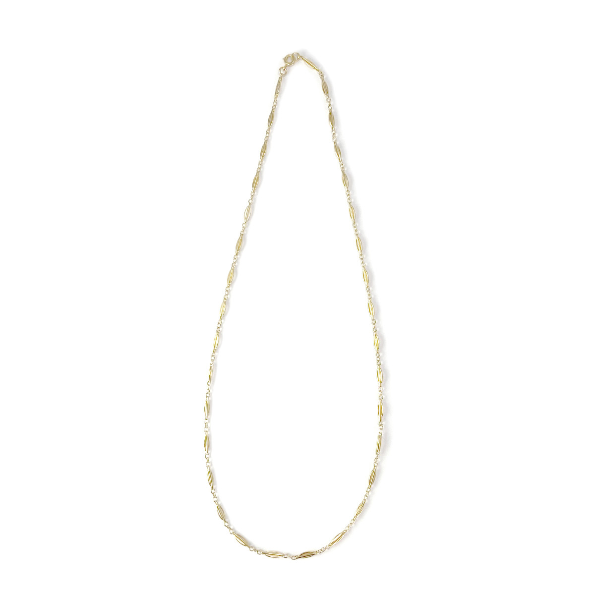 Collier d'occasion or 750 jaune maille fantaisie