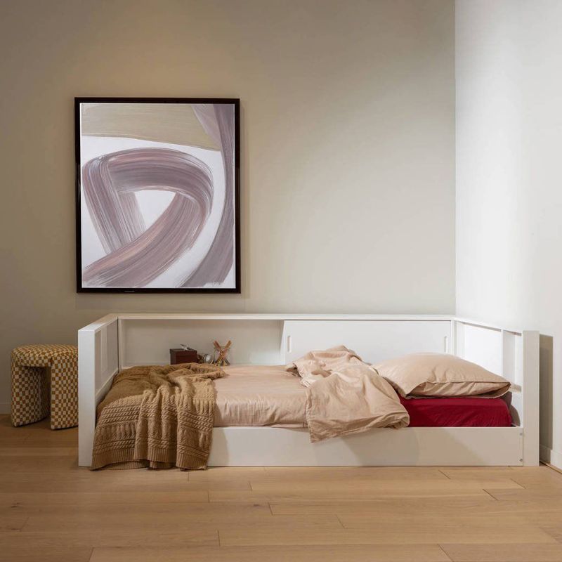 WOOOD - Carter - Bedbank - Wit - 90x200