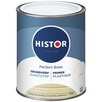 Histor Perfect Base grondverf kunststof wit 750 ml