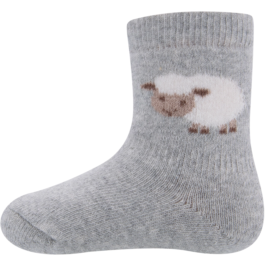 Ewers Thermosöckchen 2er Pack Schaf graubeige