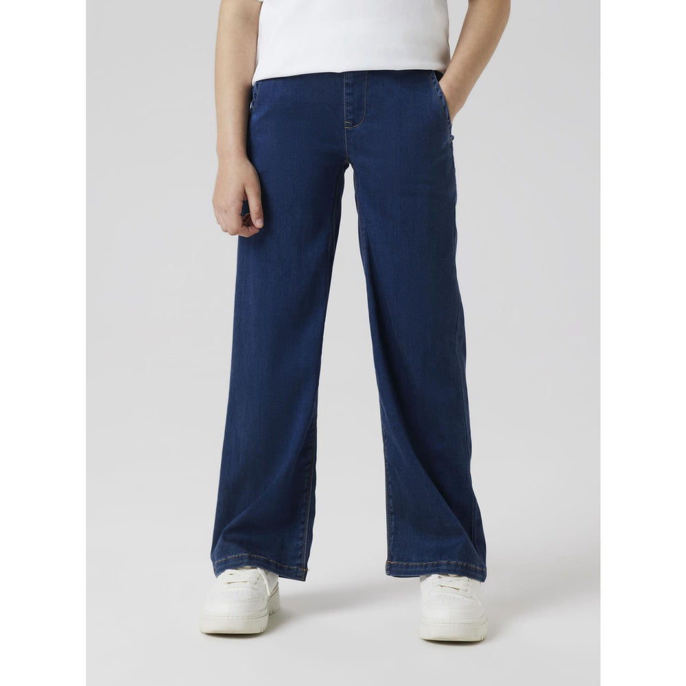 Køb Name It Denim Blue Nkfsalli Wide Jeans 8293-To Noos