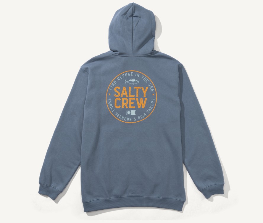 Salty Crew Legendary Zip Fleece Slate