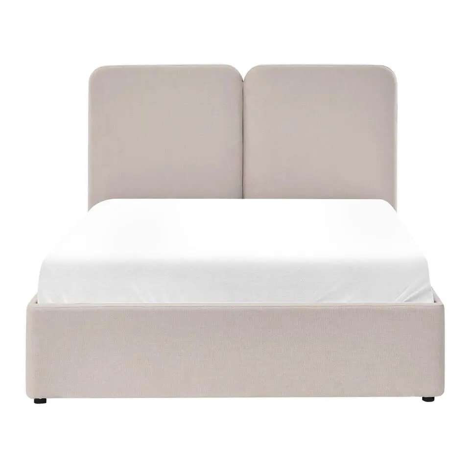 ARBOIS - Bed met opbergruimte - Beige - 140 x 200 cm - Polyester